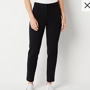 Liz Claiborne Black Velvet Emma Classic Ankle Pants Tall New With Tags Size 16T